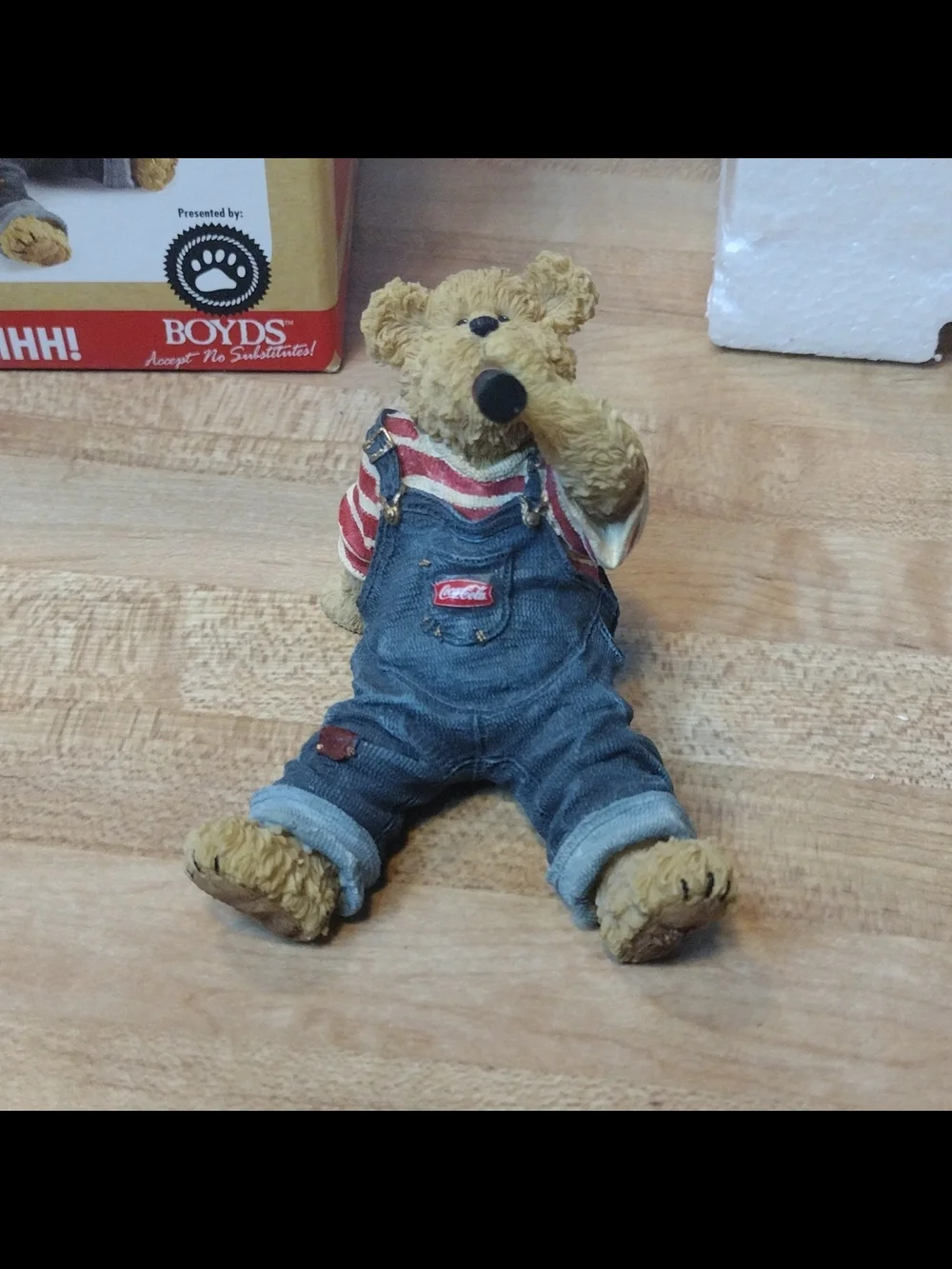 Boyds Bears Coca Cola Billy Ahhh 919904 First Edition 1E Crossover Boxed Mint